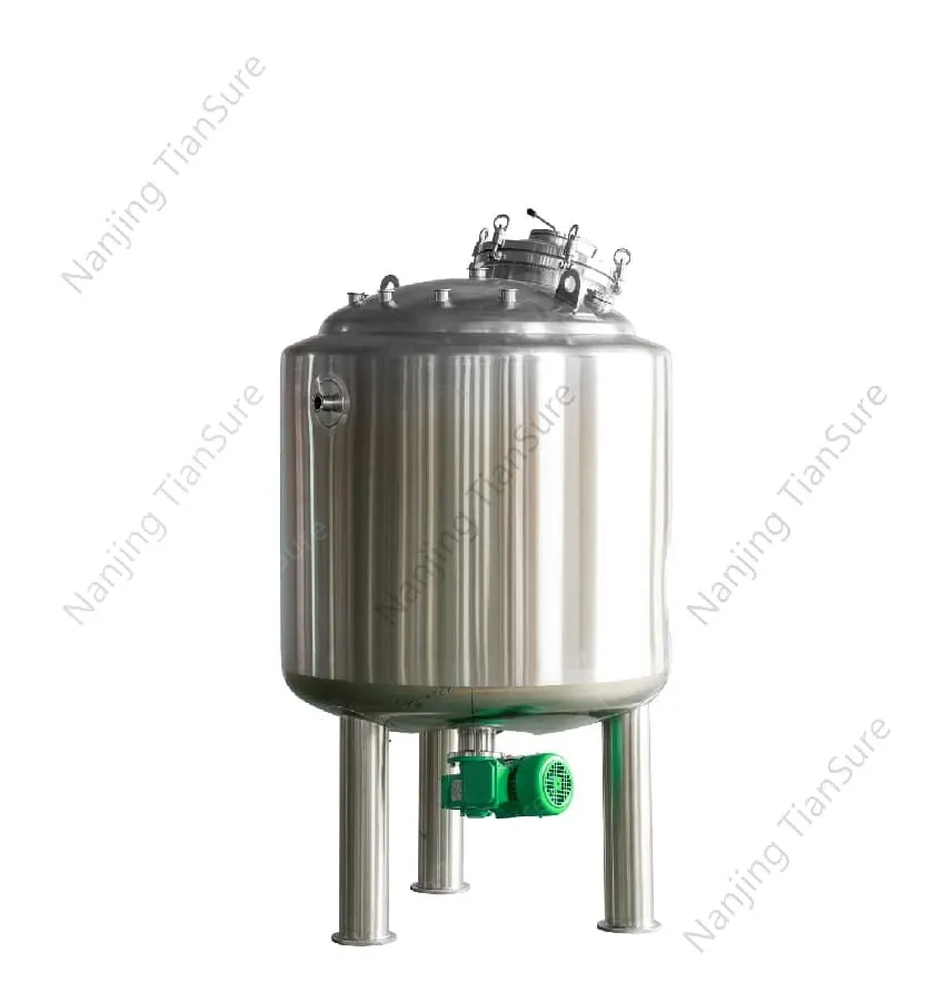 Stainless steel preparation storage tank