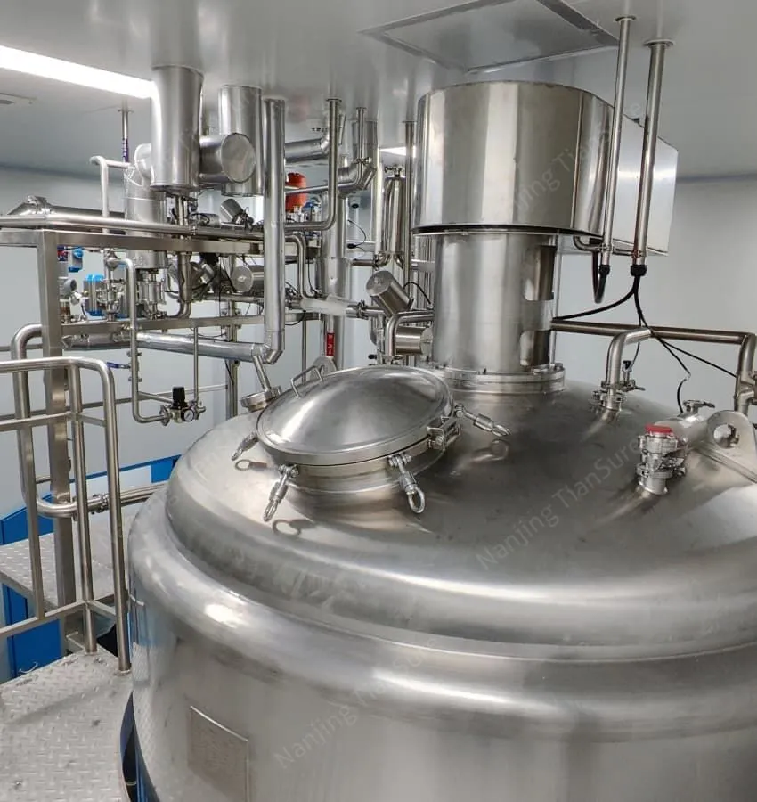 Sanitary CIP tanks for pharmaceutical