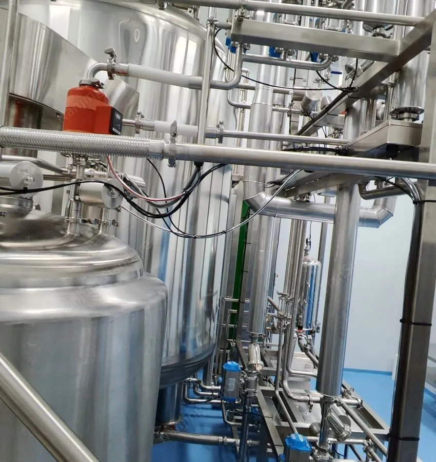 CIP stainless steel storage tanks