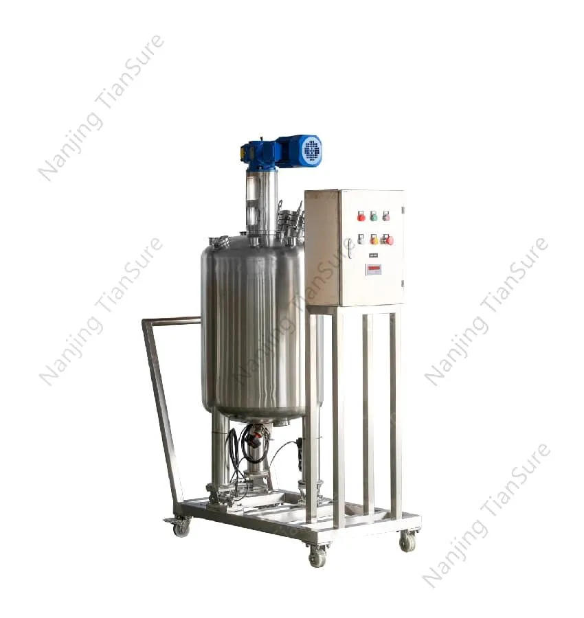 Jacketed heated storage tanks