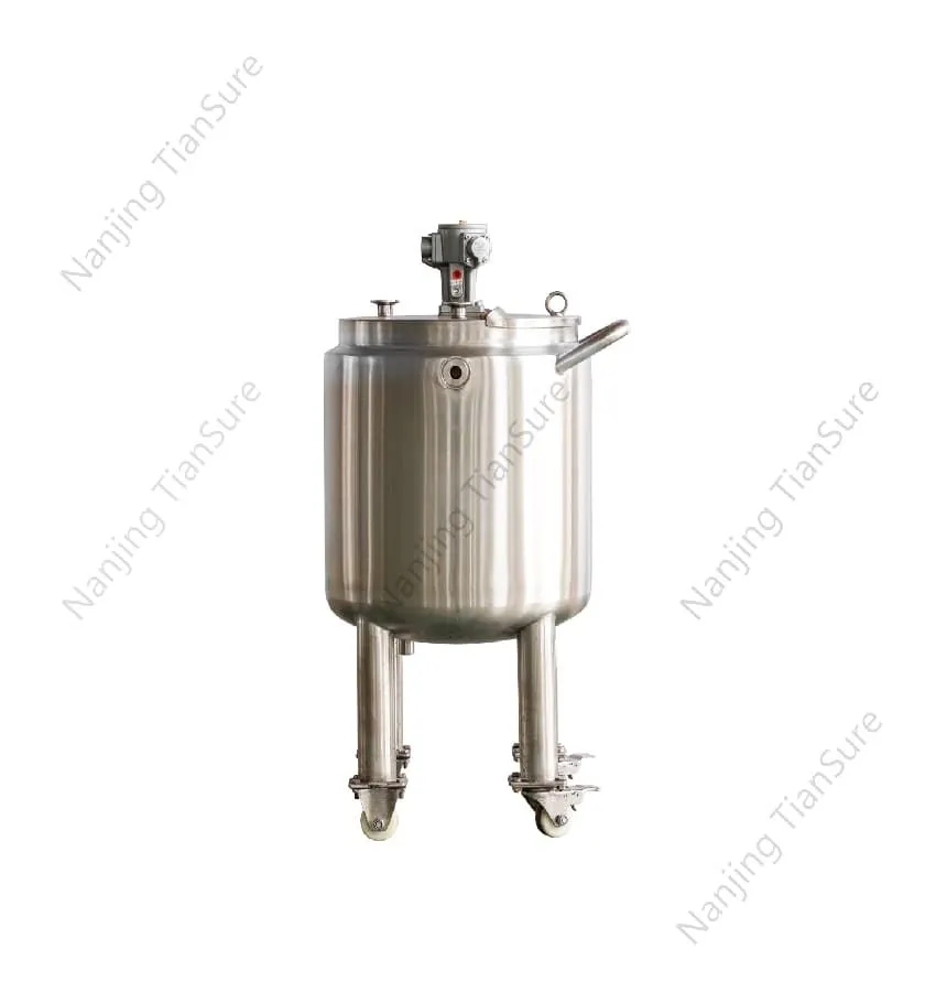 CIP heated mixing tank jacketed