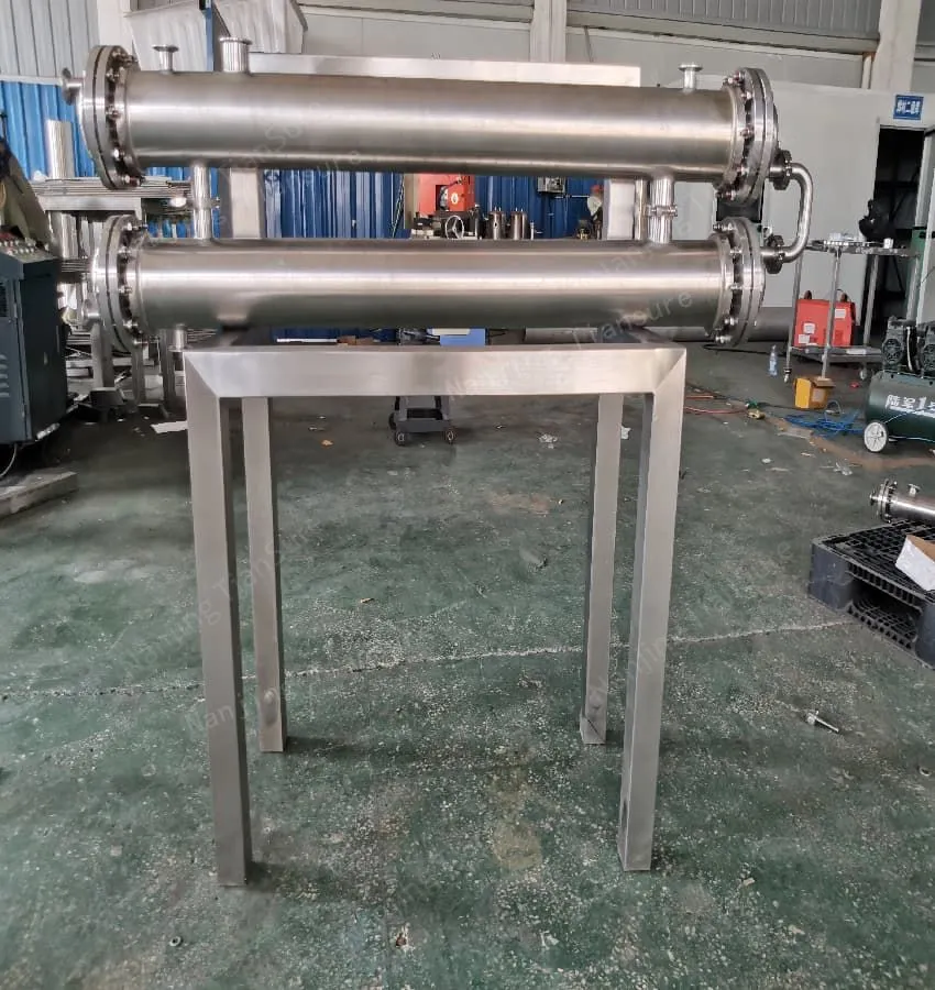 cGMP double tube sheet heat exchanger