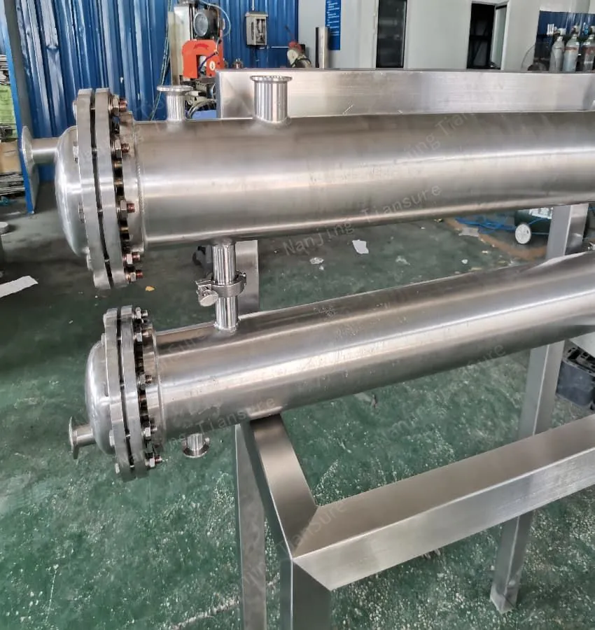 cGMP double tube sheet heat exchanger