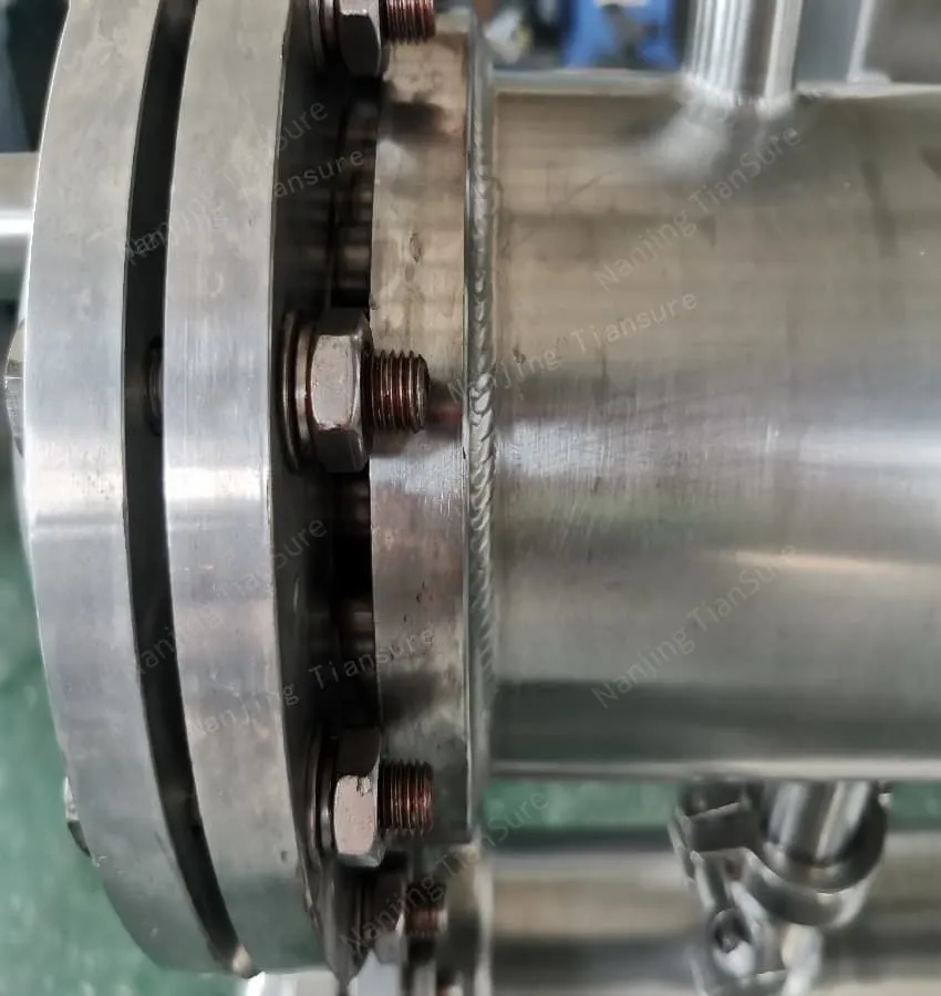 cGMP double tube sheet heat exchanger