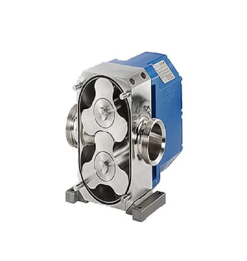 Sanitary rotary lobe pump for CIP systems