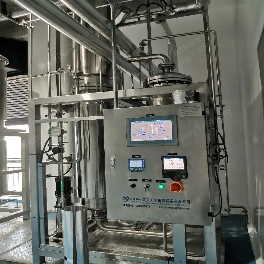 PLC controlled pure steam generator